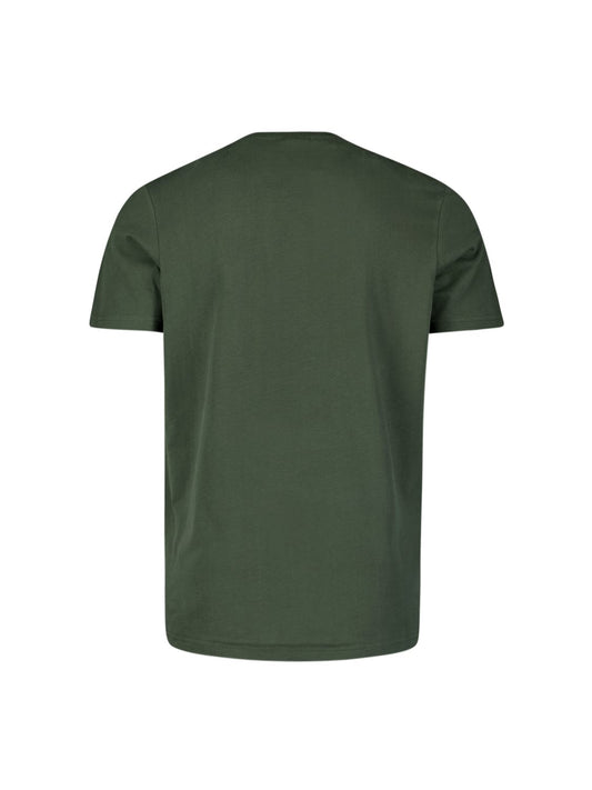 T-shirt Peached Dark Green