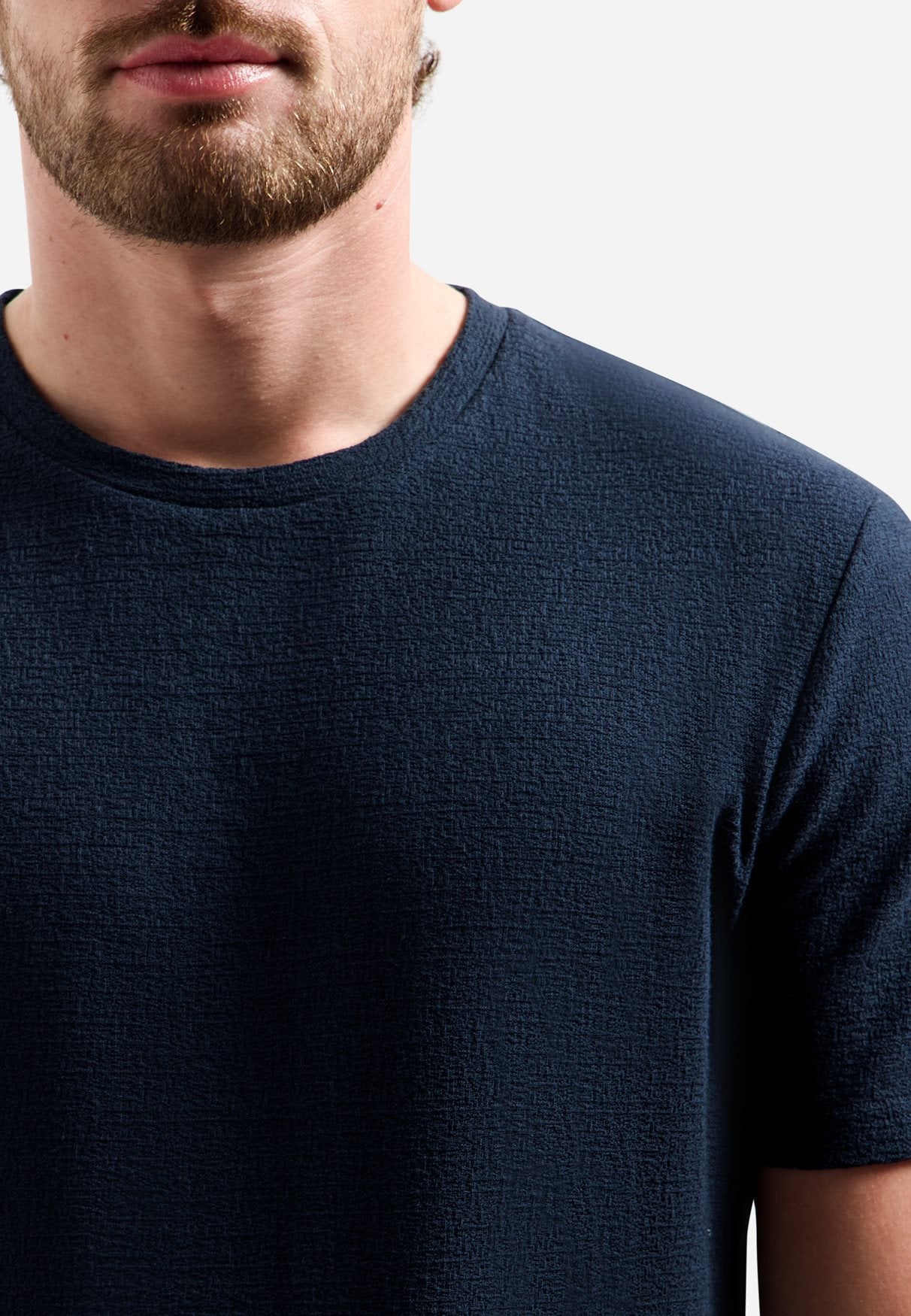 T-shirt Solid Jacquard Night