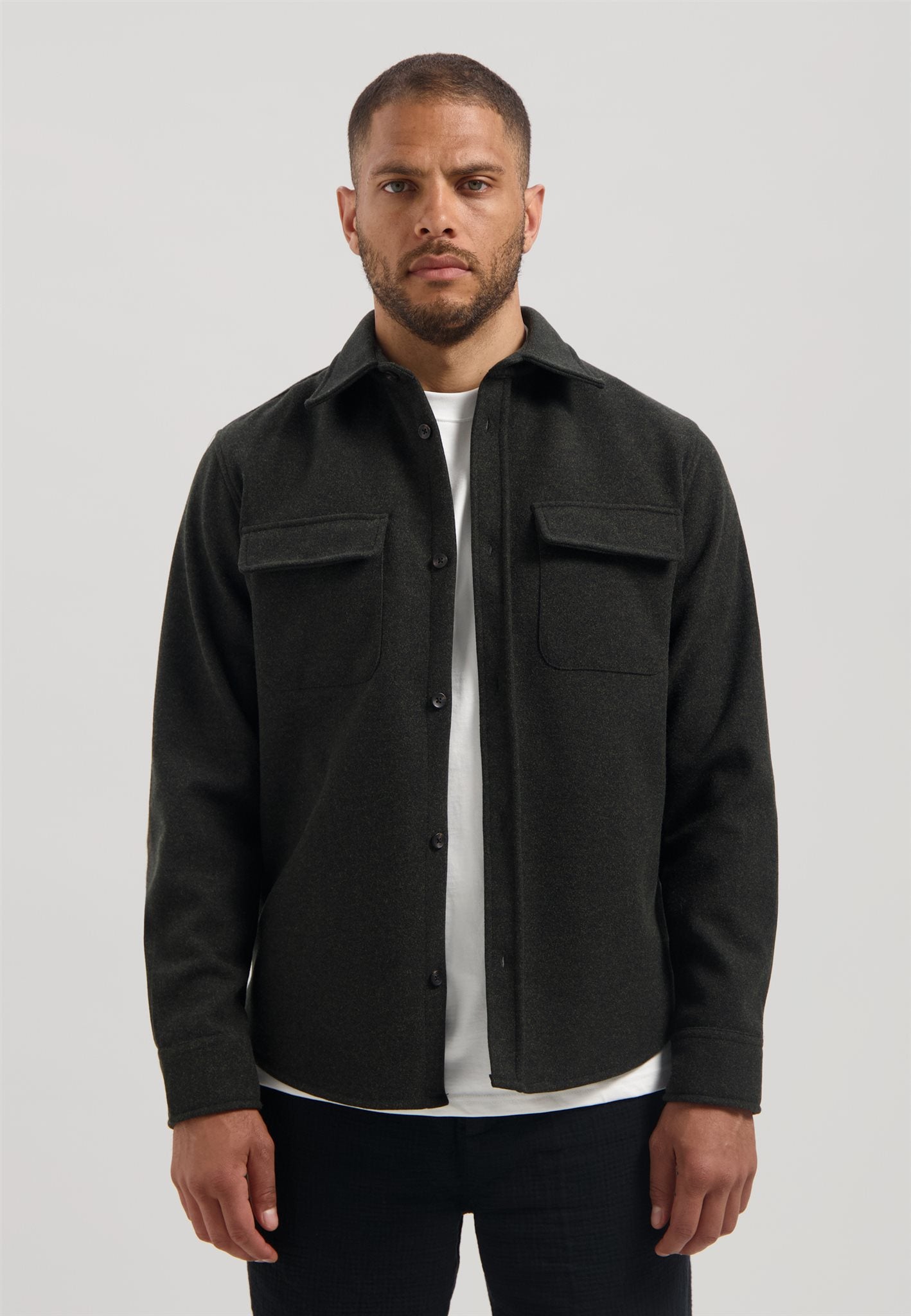 Ulrik Overshirt Dark Brown