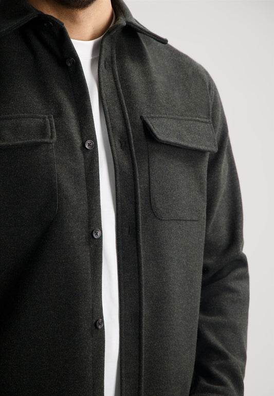 Ulrik Overshirt Dark Brown