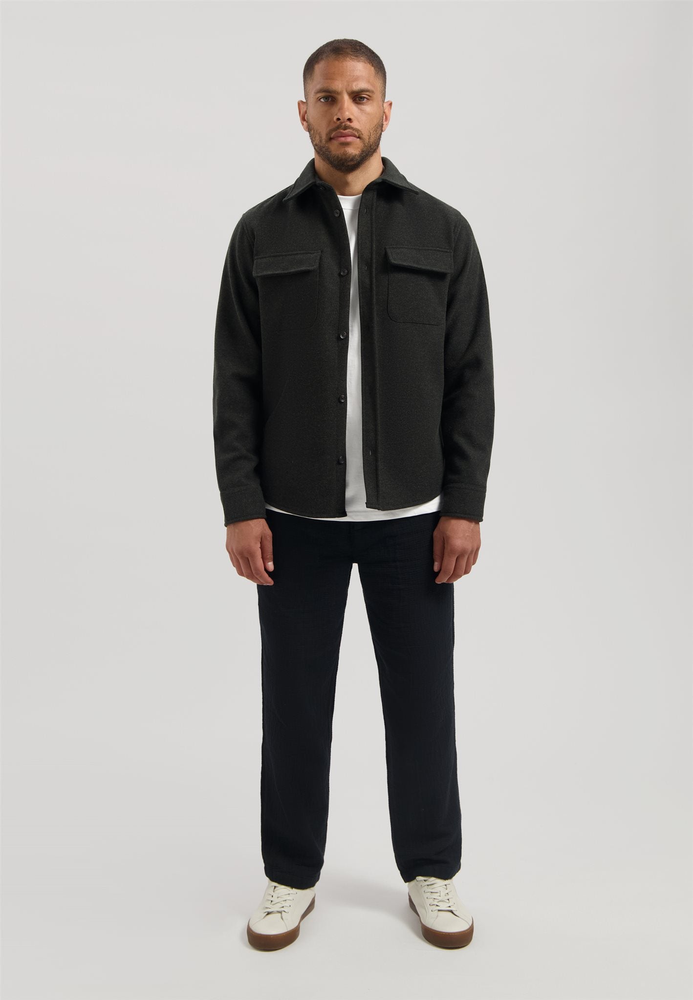 Ulrik Overshirt Dark Brown