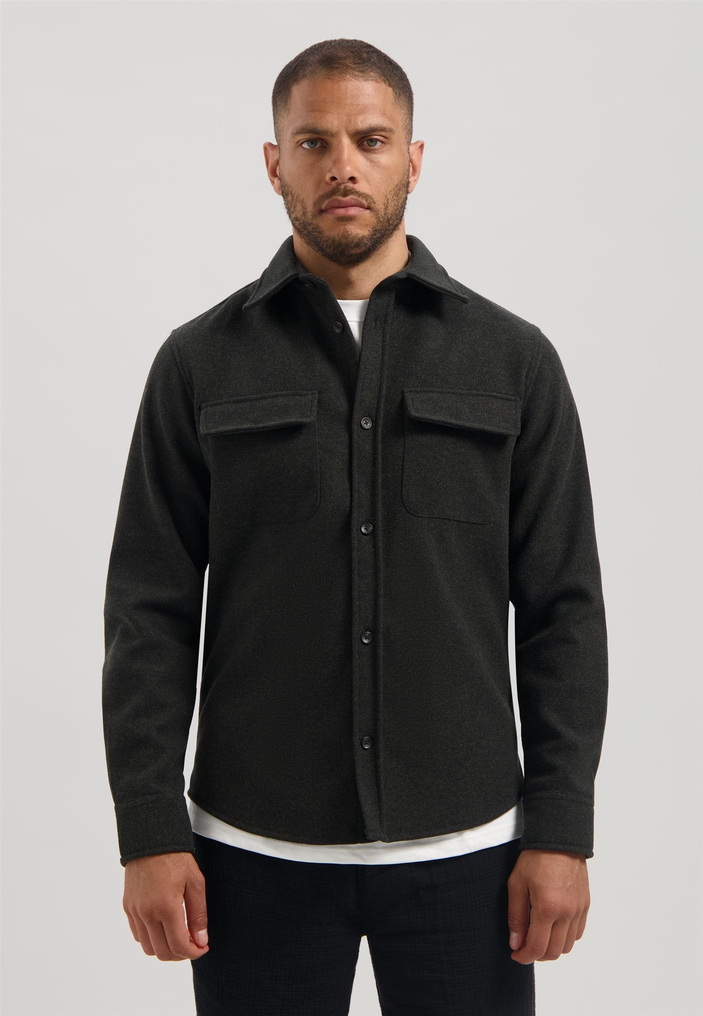 Ulrik Overshirt Dark Brown