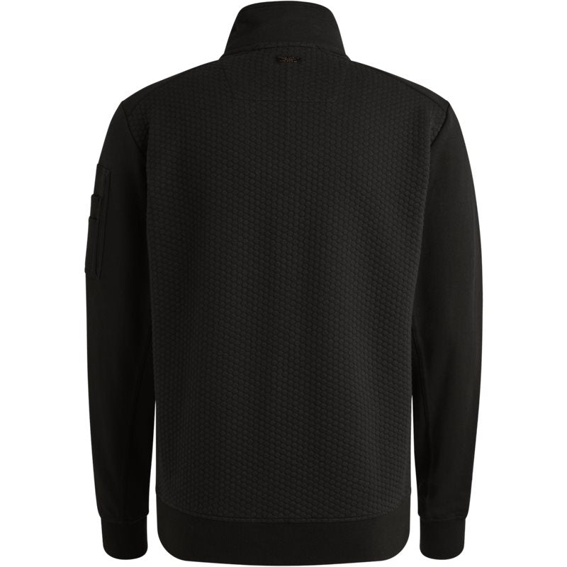 Zip Jacket Interlock Black