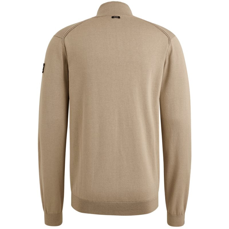 Zip Jacket Modal Plated Pepper