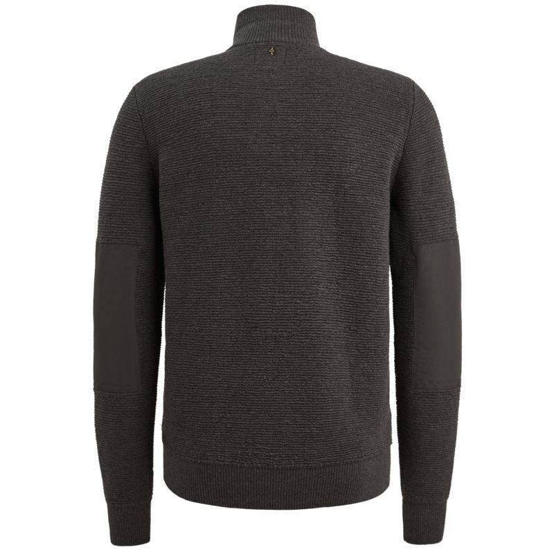 Zip Jacket Texture Grey Melee
