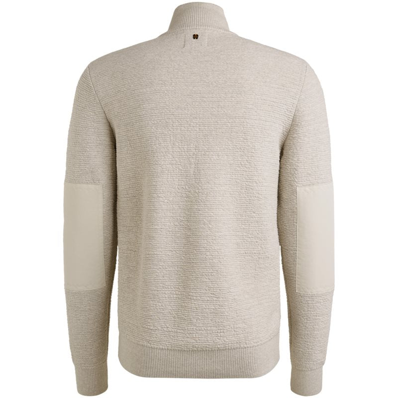 Zip Jacket Texture White Melee