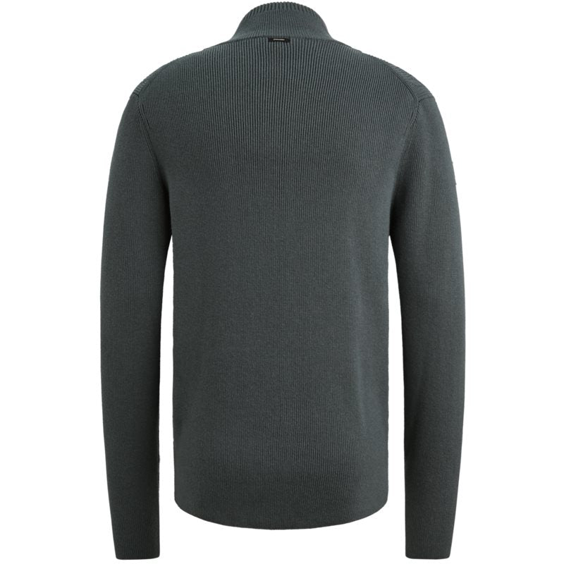 Zip Wool Blend Bering Sea