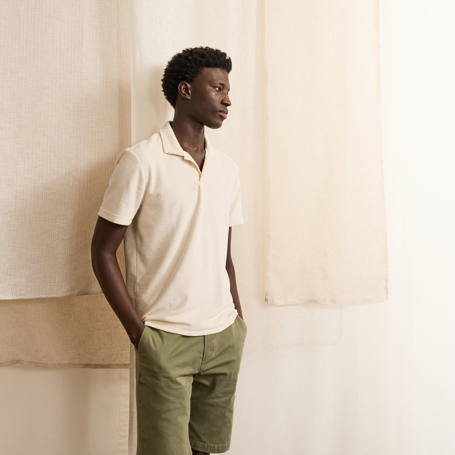 Zonza Polo Cotton Ecru
