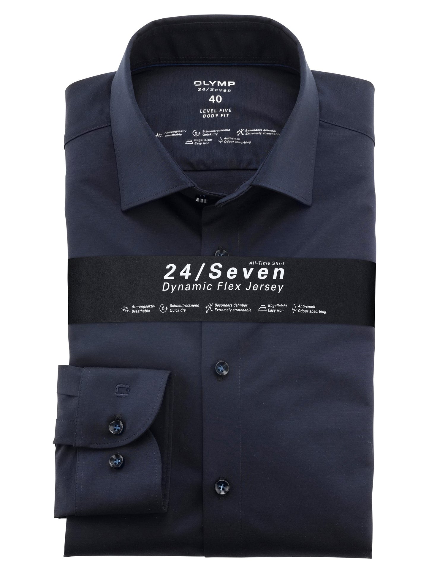 24/Seven bodyfit donkerblauw