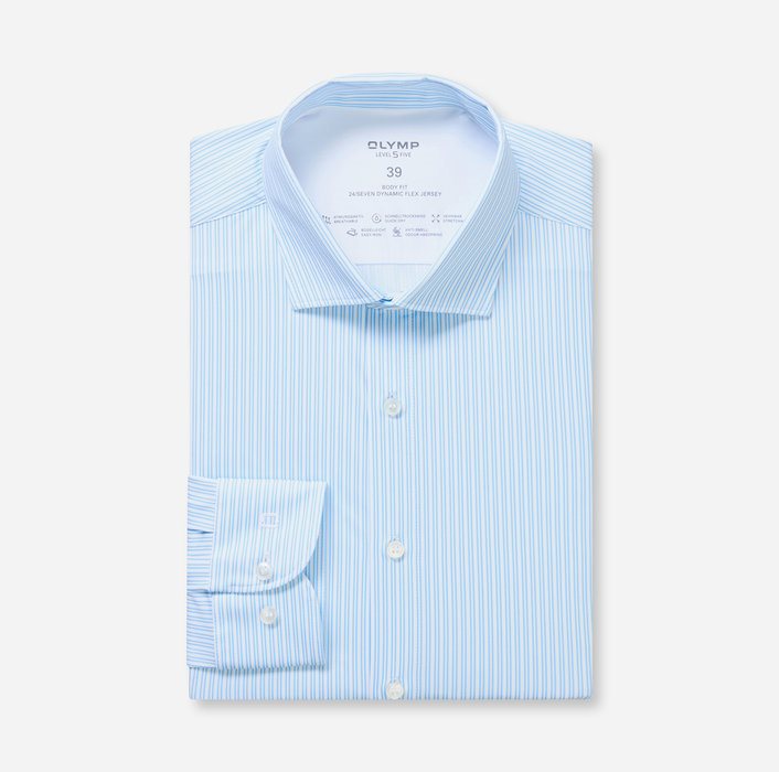 24/Seven Body Fit Blauw