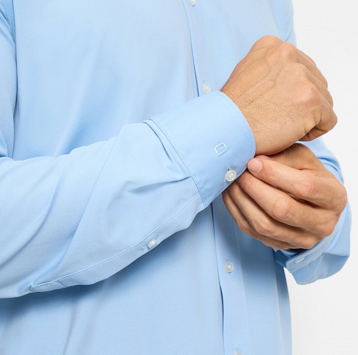 24/Seven Body Fit Blauw