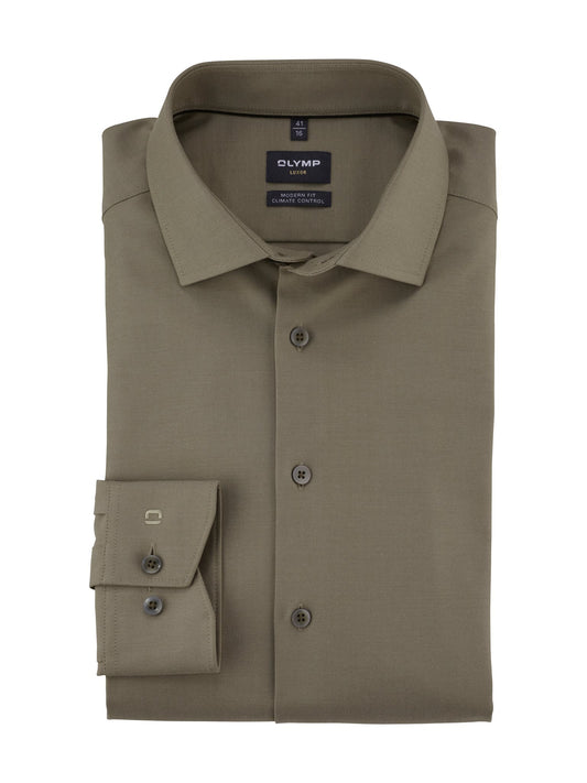 24/Seven Modern Fit Grijsgroen