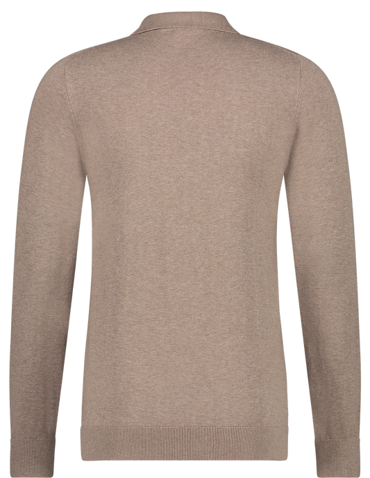Berend Polo Long Sleeve Taupe