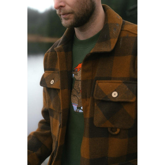 Birler Jacket Wool Monk's Robe