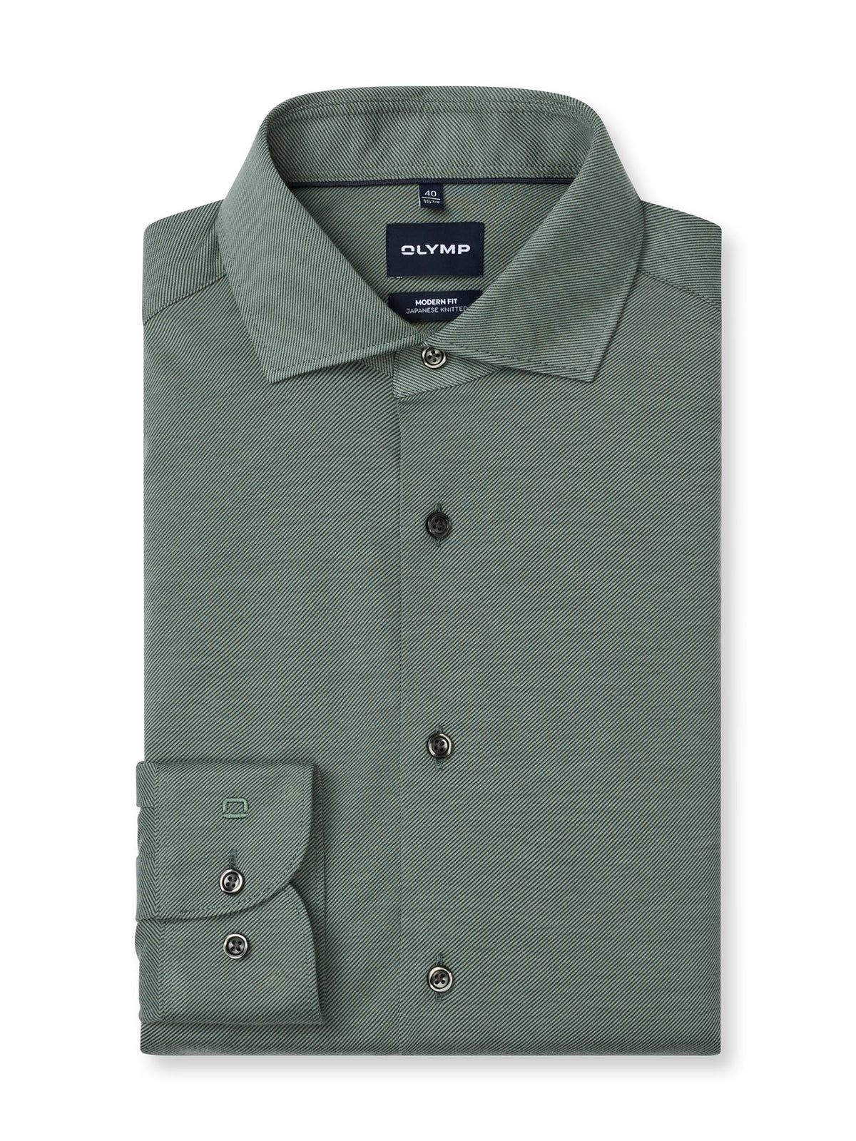 Bodyfit Japanese Knit Groen