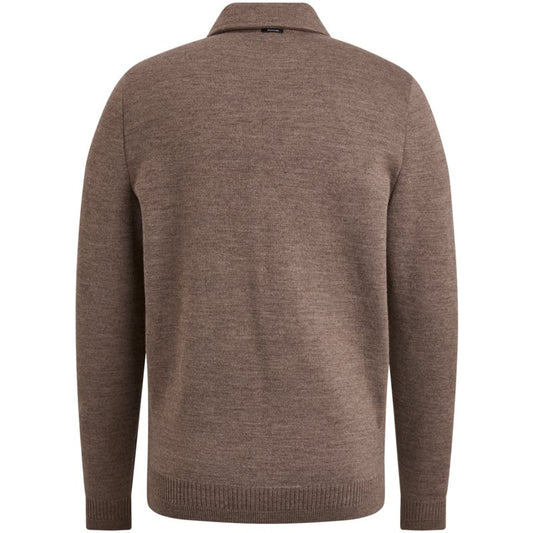 Cardigan Wool Blend Hot Fudge