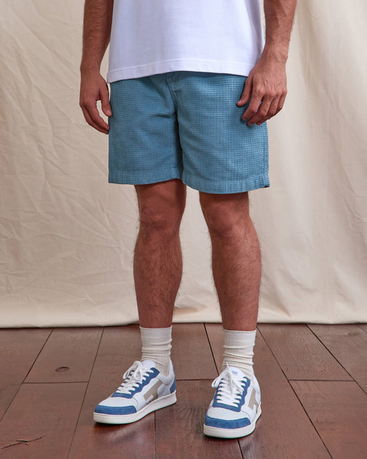 Chevre Short Woven Blue