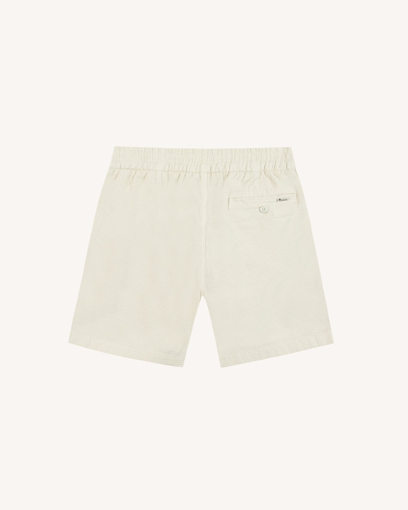 Chevre Short Woven Ecru