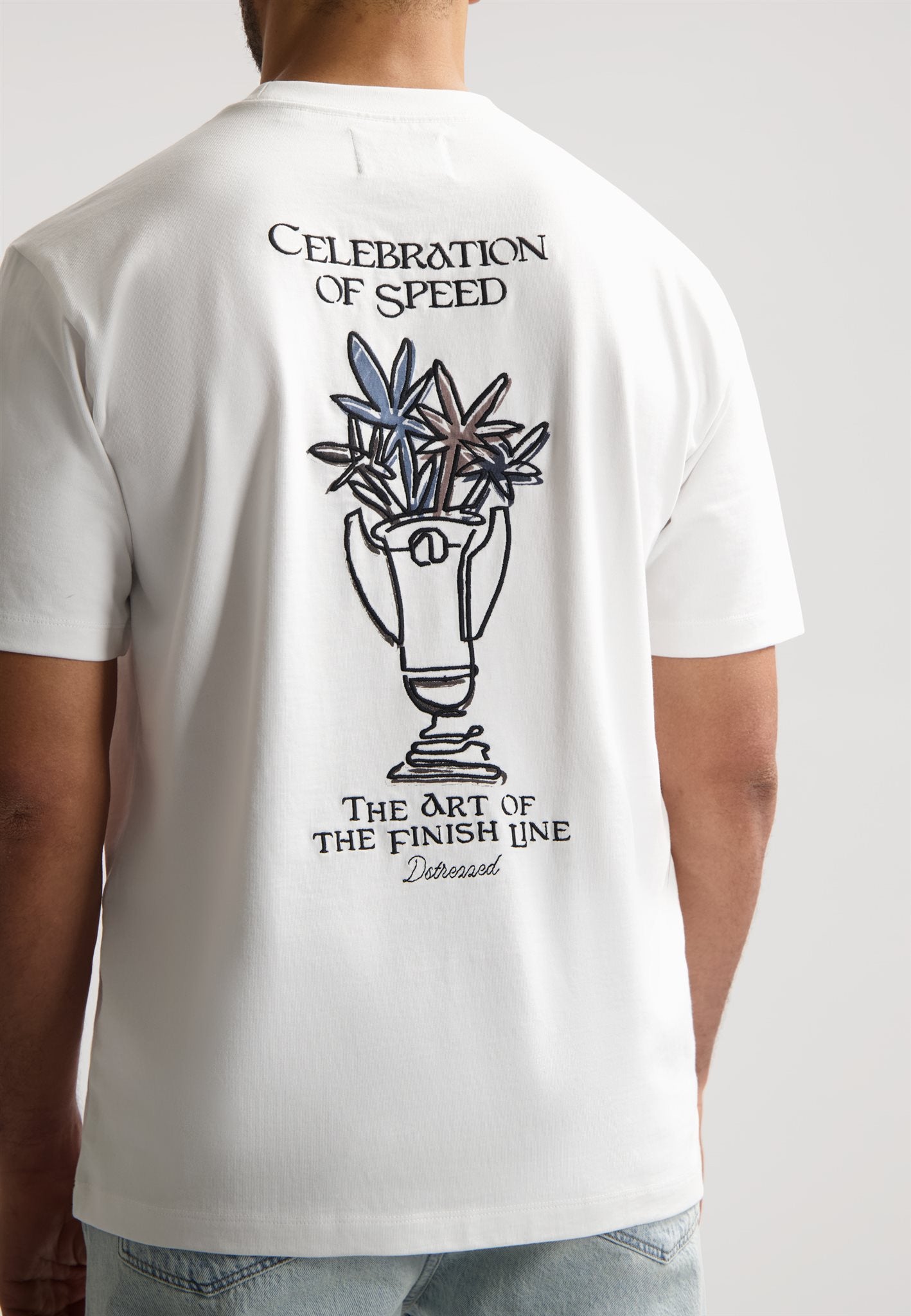 Collin Artwork Tee white