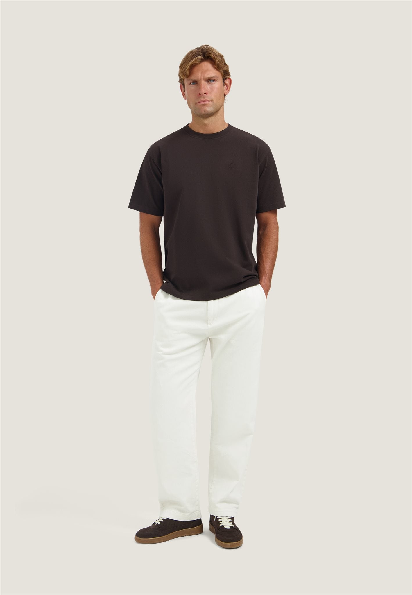 Collin SS Tee Dark Brown
