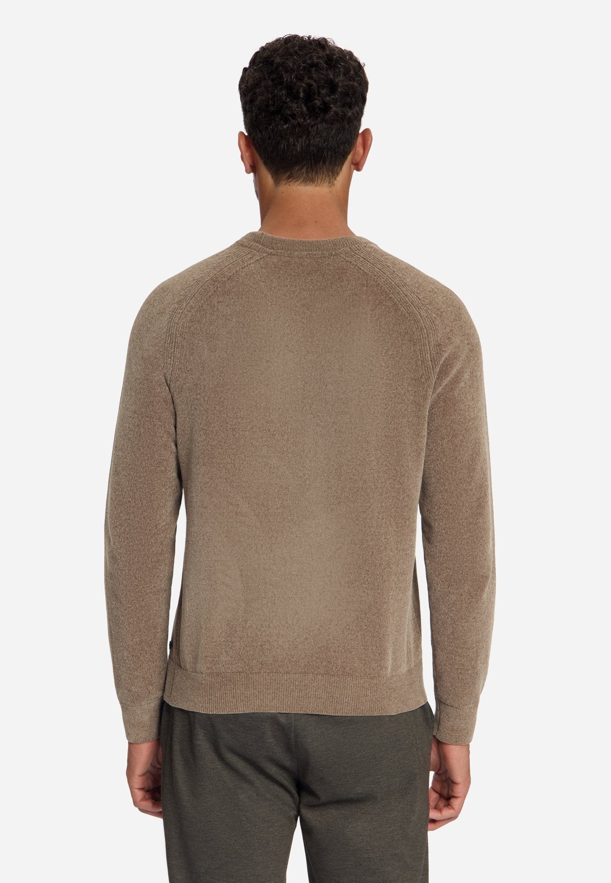 Crewneck Chenille Light Brown