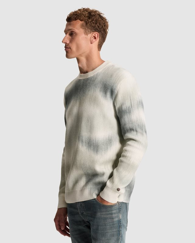 Crewneck White Down