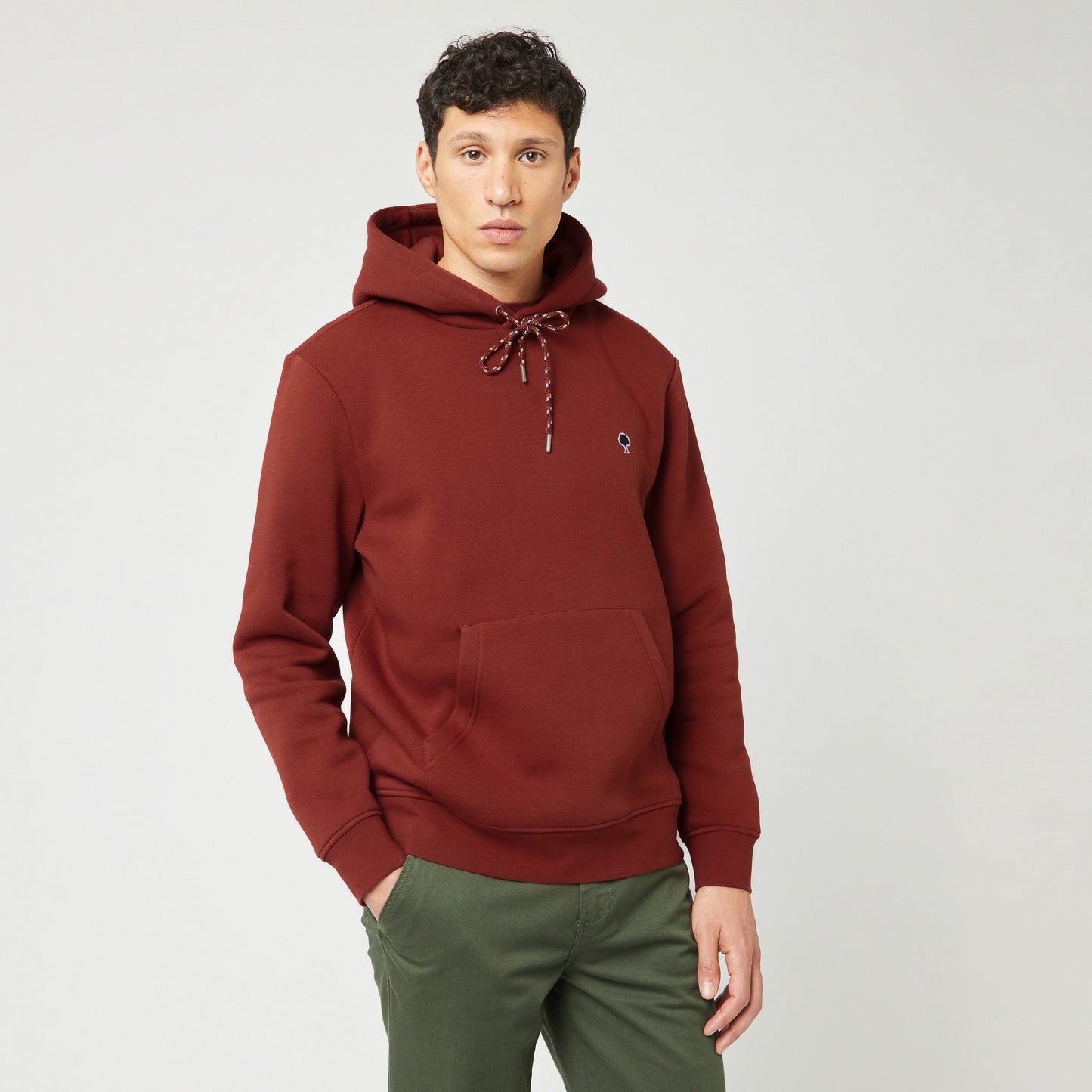 Dirac Hooded Sweat Bordeaux