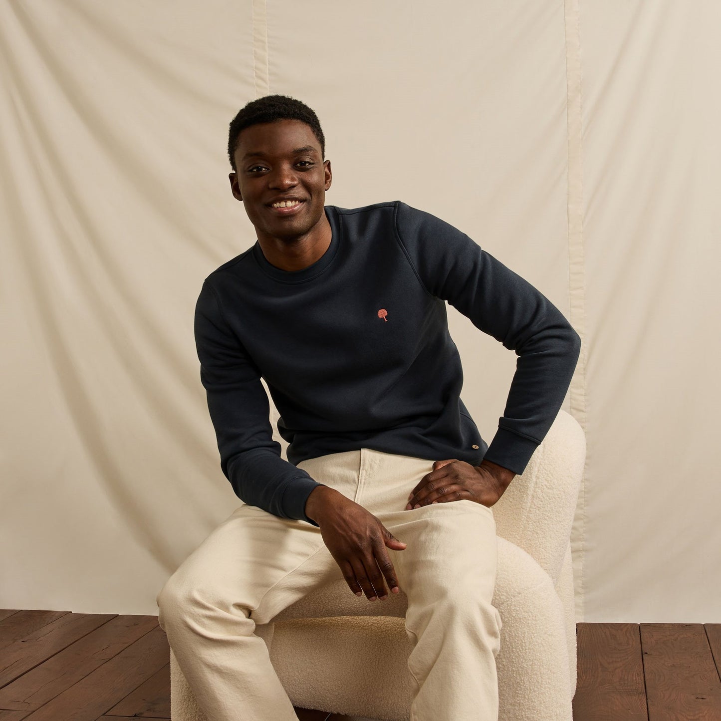 Donzy Sweatshirt Cotton Navy