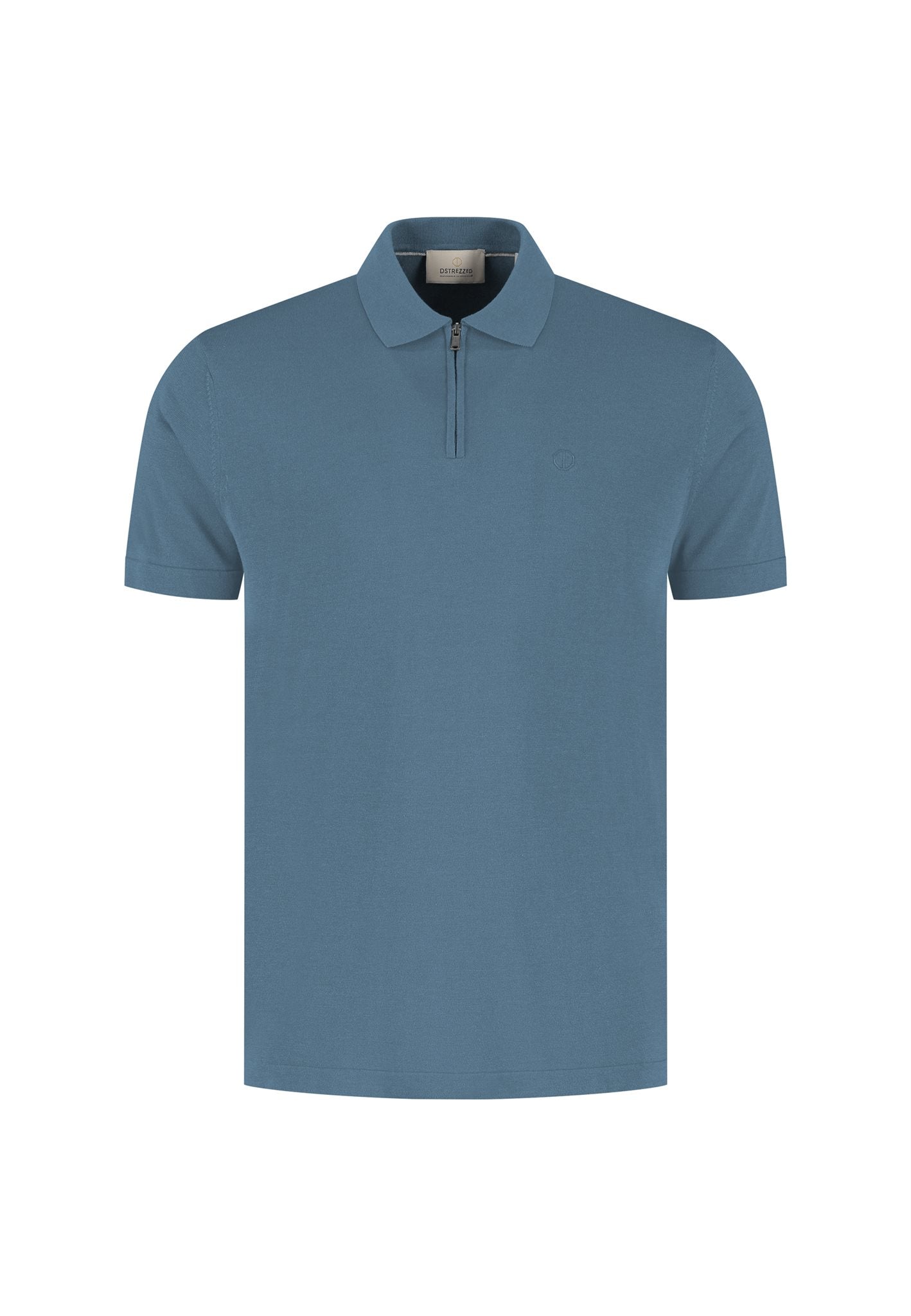 Dorian Zip Polo Blue Fusion