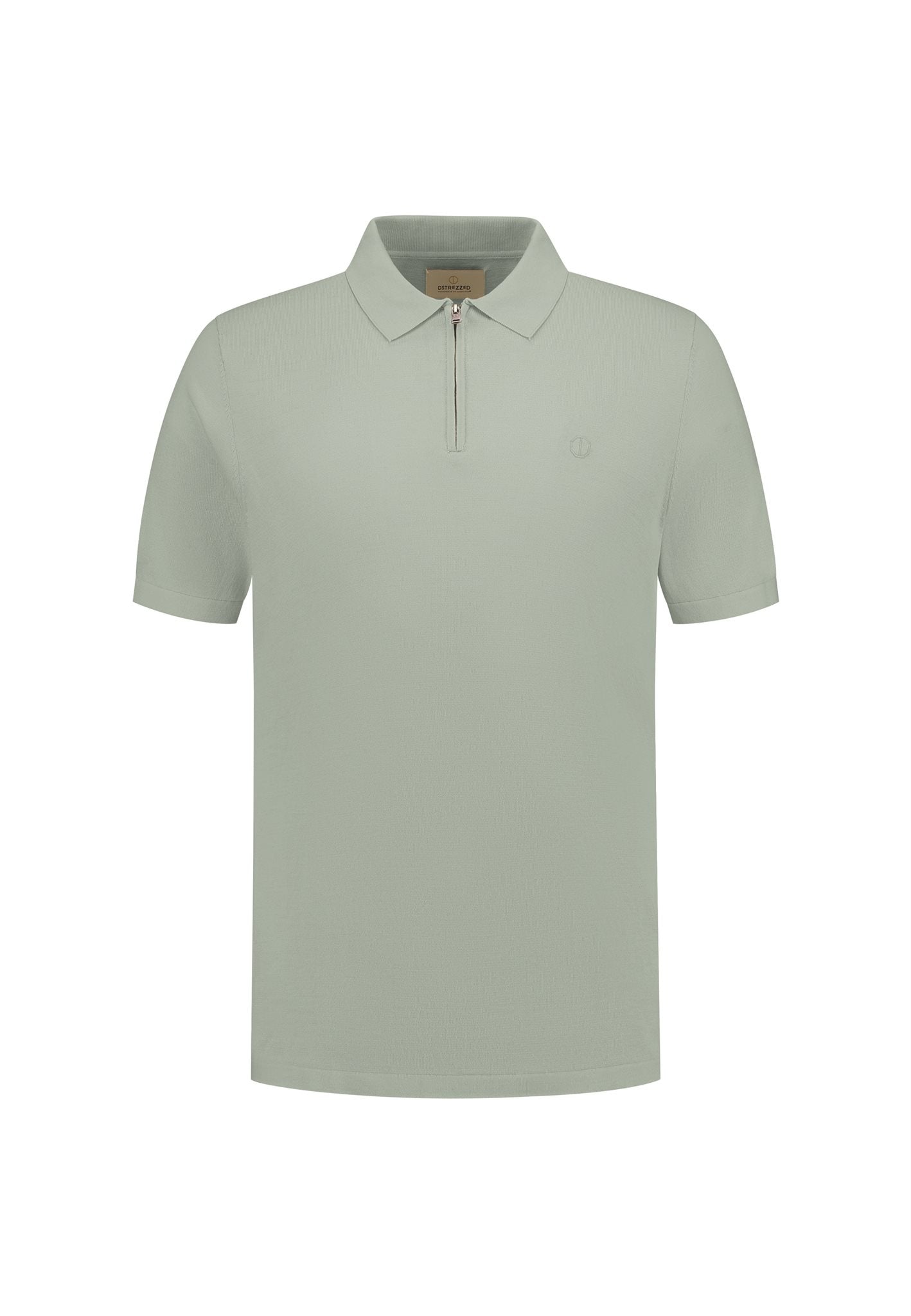 Dorian Zip Polo Green Shadow