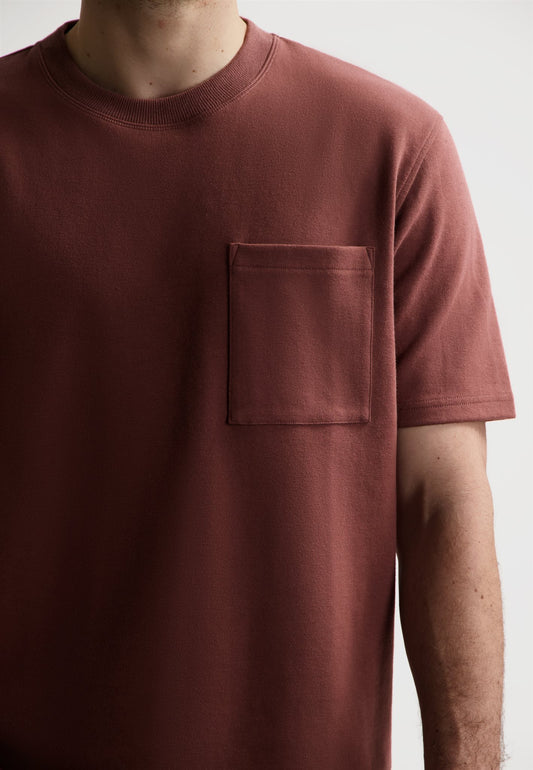 Ebbe Boxy Tee Marron