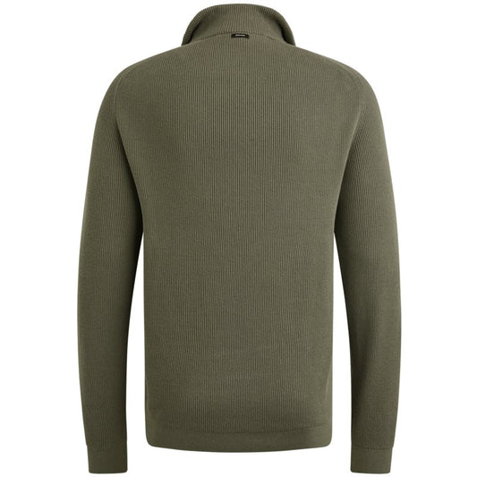 Half Zip Collar Tea Leaf