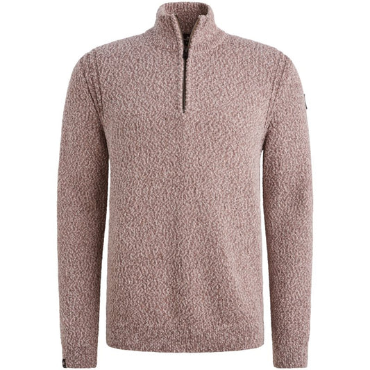 Half Zip Mouline Adobe Rose