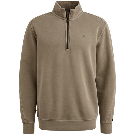 Halfzip Peached Overdye Brindl