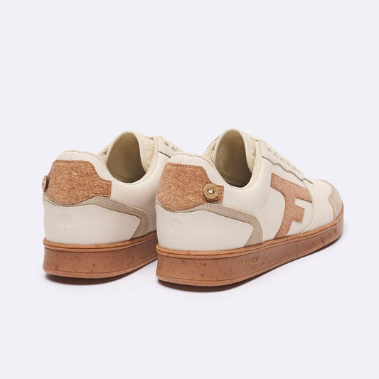 Hazel Sneaker Ecru & Cork