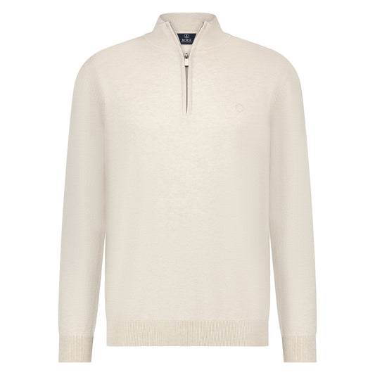 Hince Pullover Zip Pebble