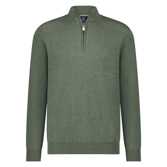 Hince Pullover Zip Sage Green