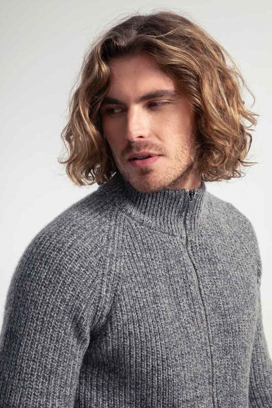 Ippolito Cashmere Grey Carbone