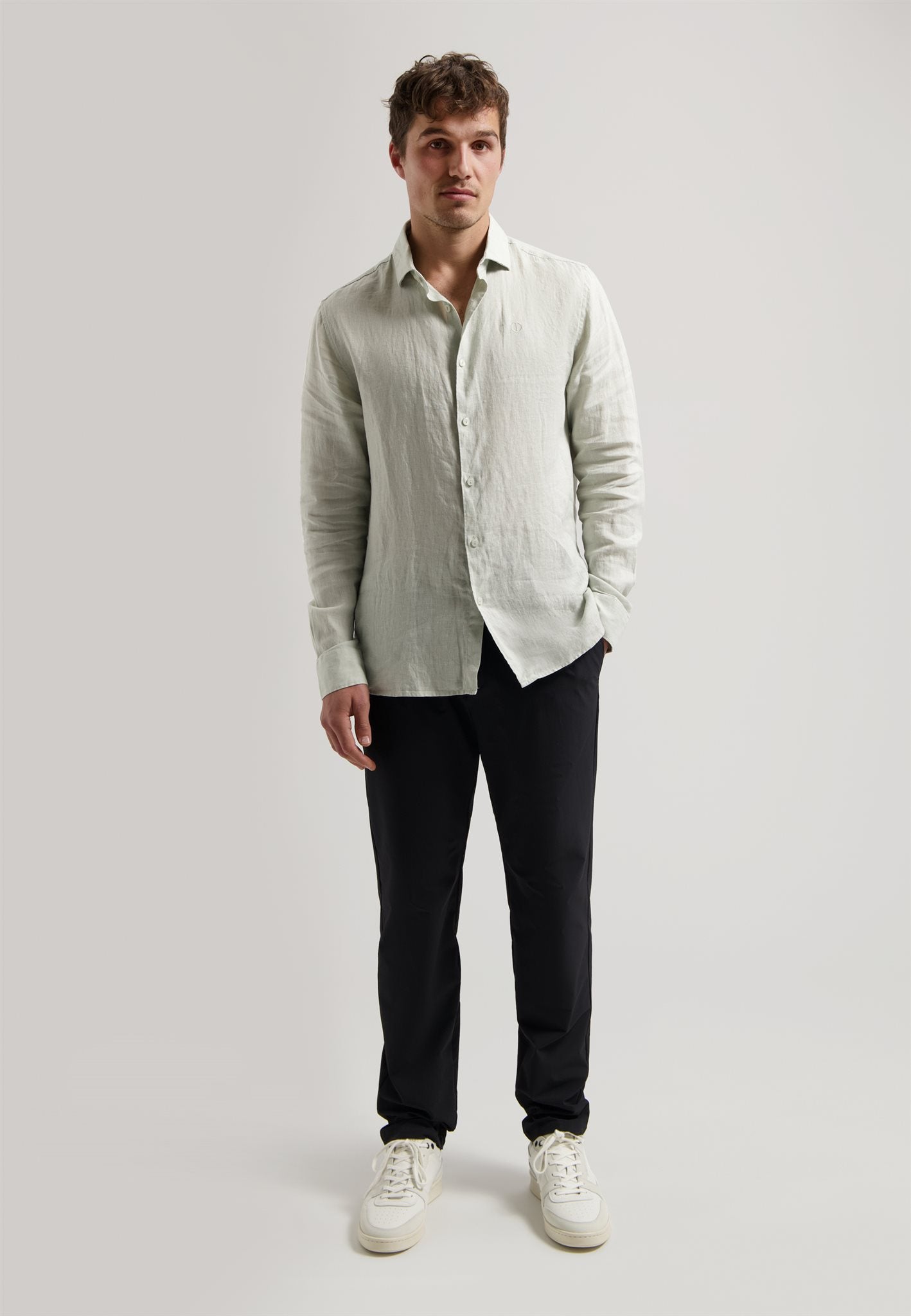 Jagger Shirt Linen MineralGrey