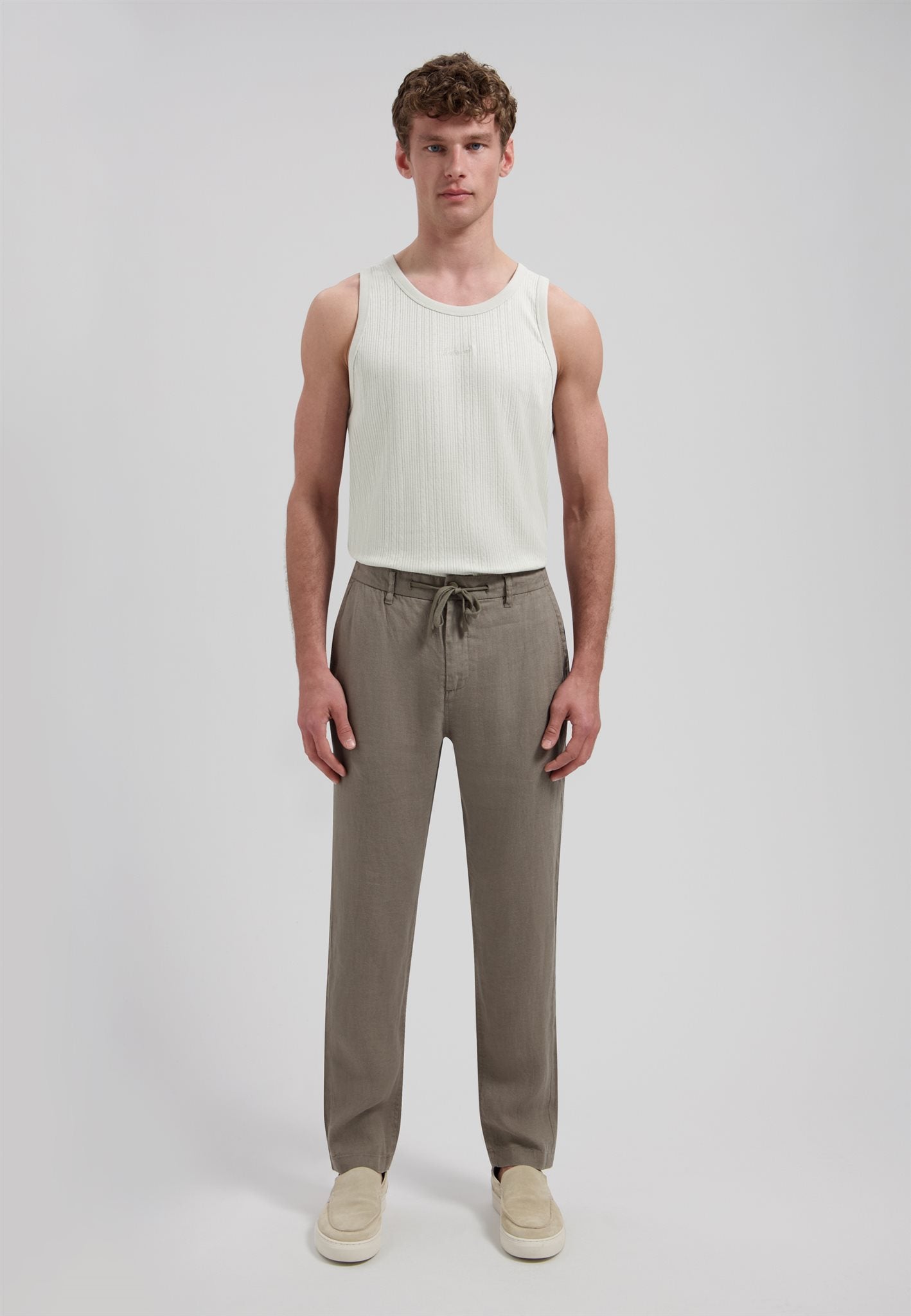 James Beach Pant Grey Brown