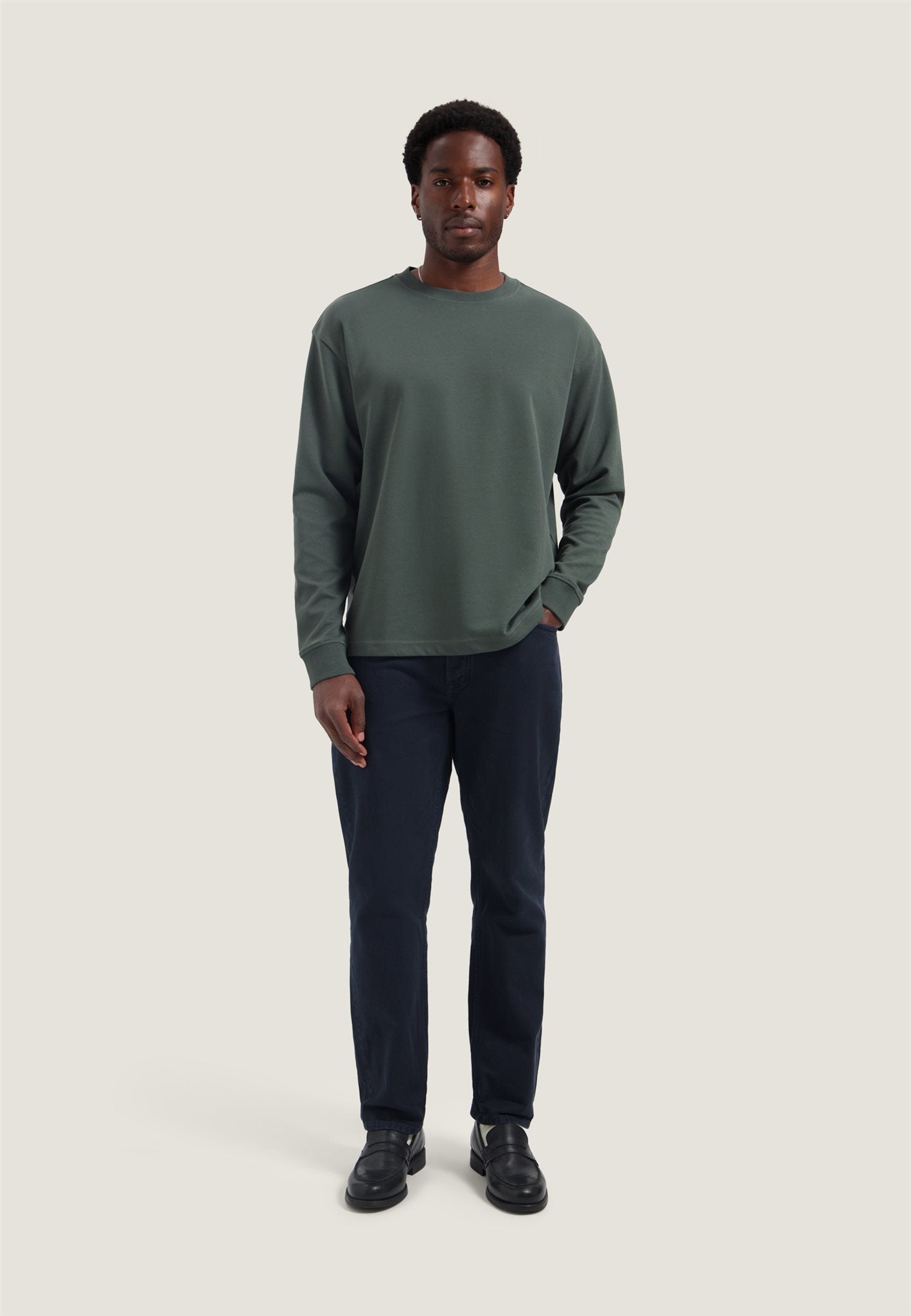 Kole Longsleeve Grey Green