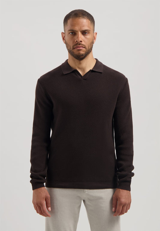 Kostas Polo Dark Brown