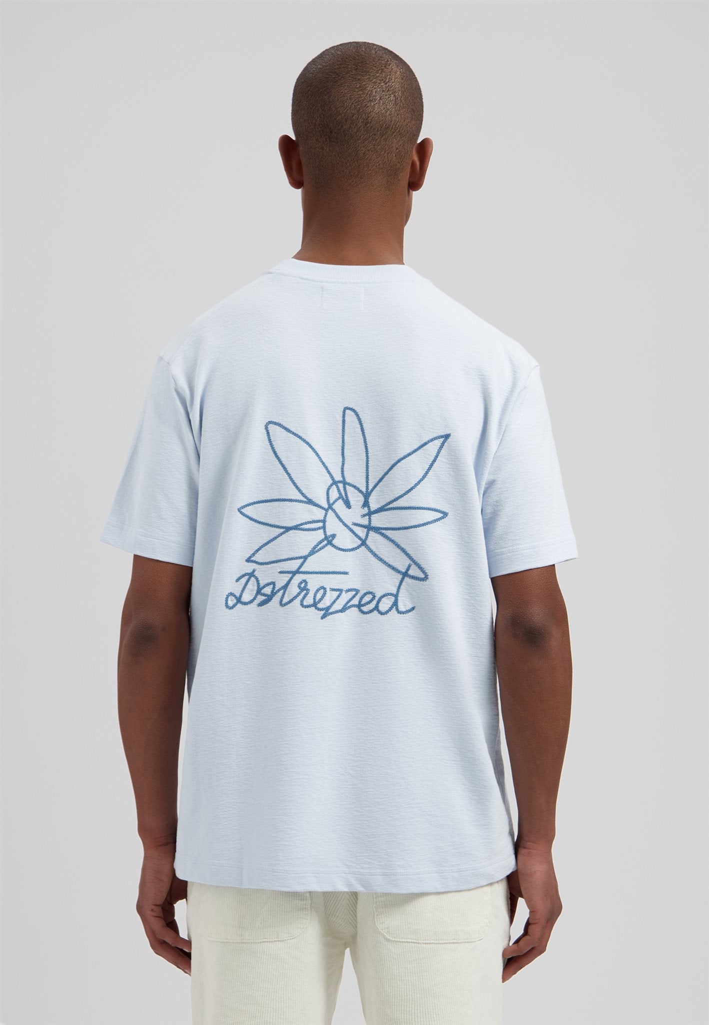 Lasse Graphic Tee Light Blue
