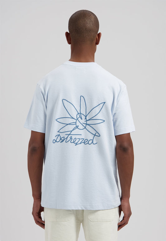 Lasse Graphic Tee Light Blue