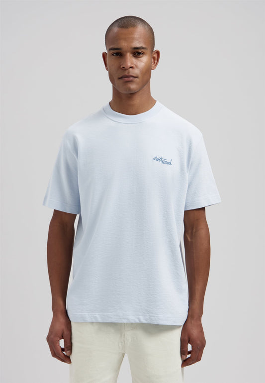 Lasse Graphic Tee Light Blue