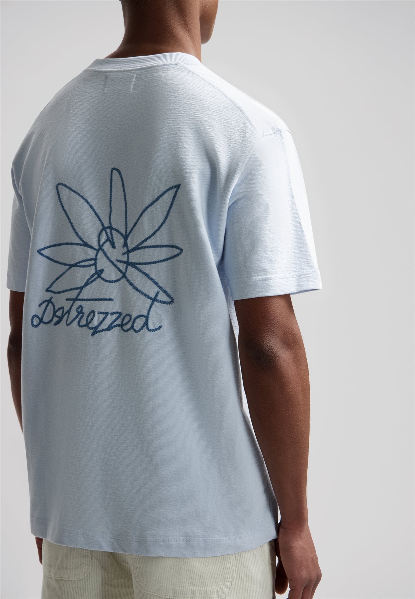 Lasse Graphic Tee Light Blue