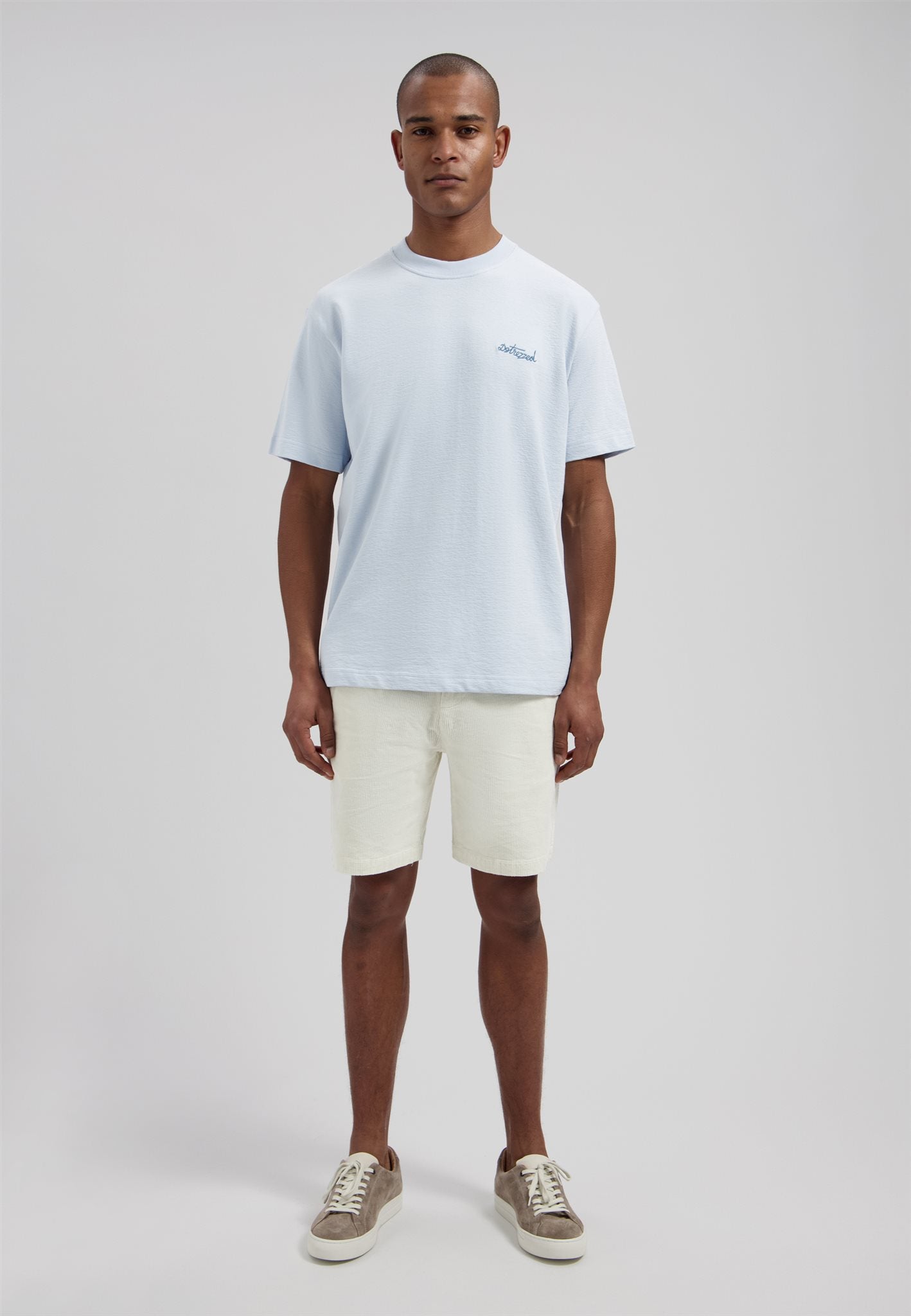 Lasse Graphic Tee Light Blue
