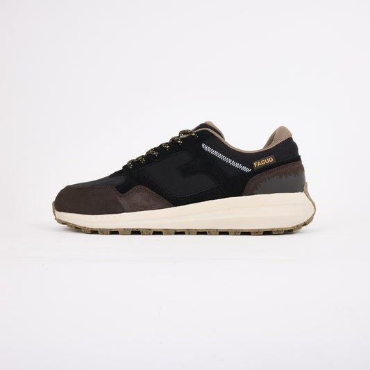 Limwood Running Suede Black
