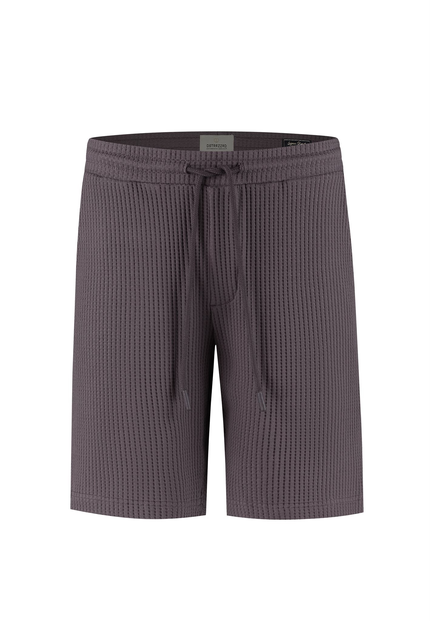 Logan Waffle Sweatshort Purple
