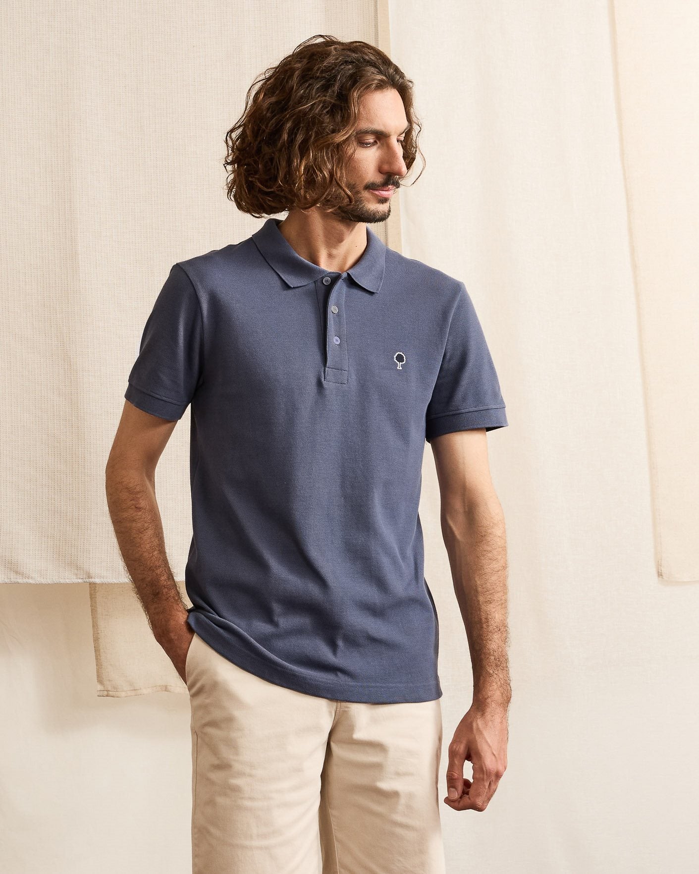 Lumigny Polo Knit Navy